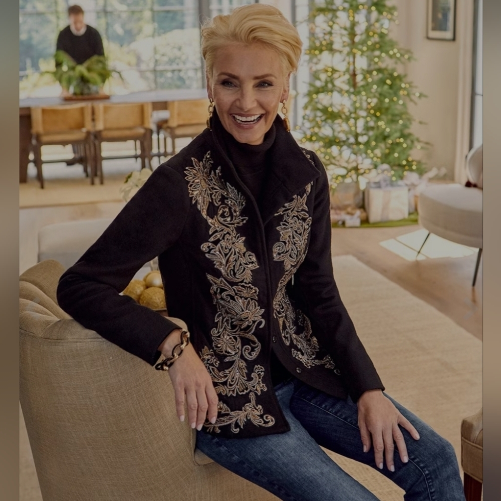 Chico's Embellished Jacket - Picture 5 of 15